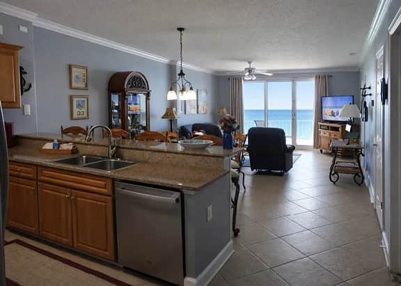 Emerald Isle 1309–Gulf-Front Corner Condo | Front-Row Beach Service Included