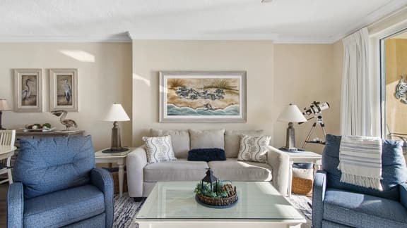 Tropic Winds 1608 - Beachfront condo! Beach chair service included!